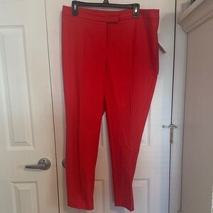 Anne Klein Vibrant Red Women's Trousers